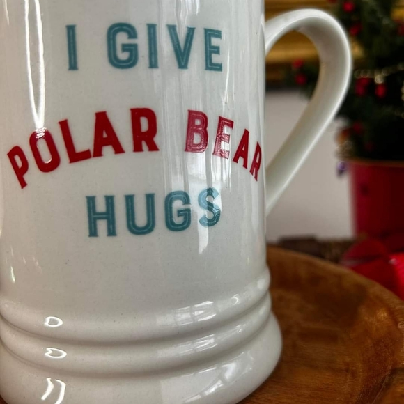 Indigo Polar Bear Hugs Mug - Picture 3 of 6